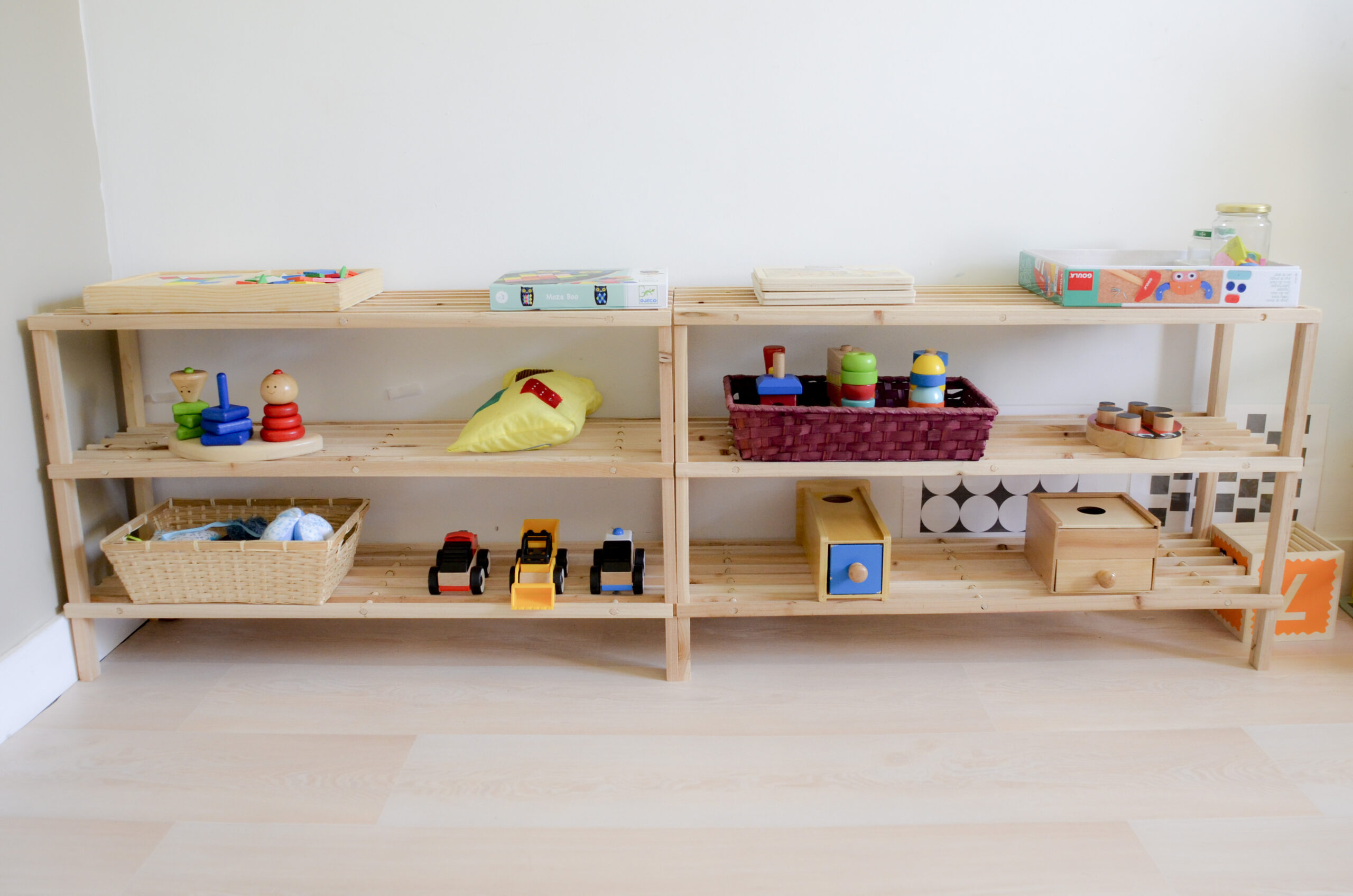 Lisibilité - étagère montessori